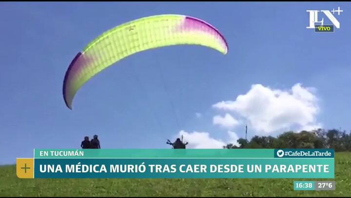 Una médica tucumana cayó al vacío mientras hacía parapente