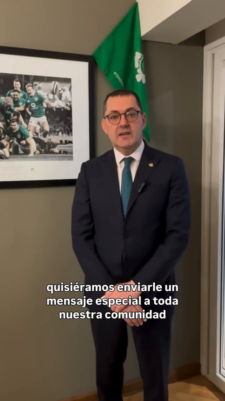Mensaje especial de la embajada de Irlanda por San Patricio