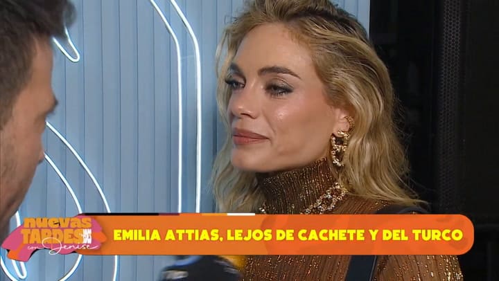 Emilia Attias confirmó su romance con Guillermo Freire.