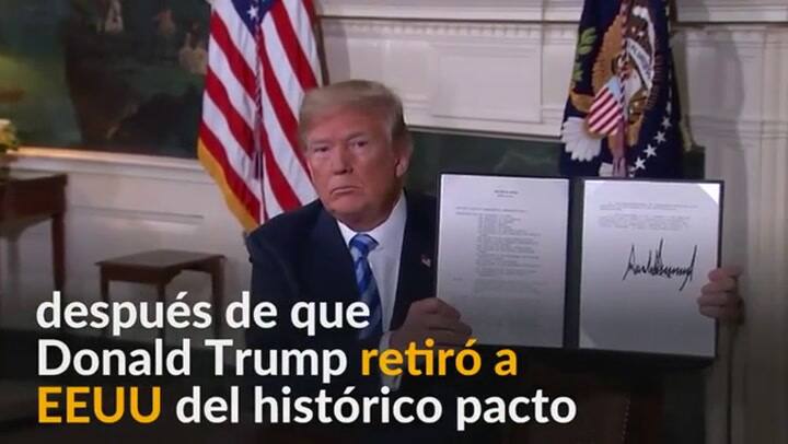 Europeos tratan de salvar acuerdo nuclear con Irán tras salida de EEUU - Fuente: Reuters