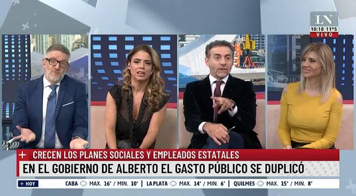 Tuve un baño de agresión'. Novaresio recordó su cruce con Ofelia Fernández en PH