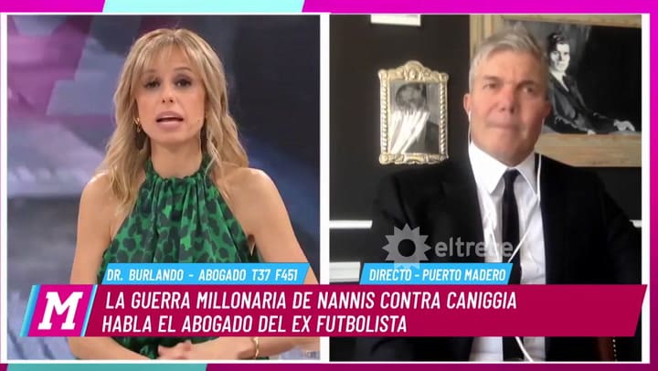 Habla el abogado de Caniggia - Fuente: el trece