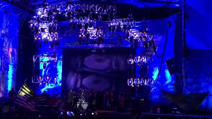 Don Osvaldo estrena tema en Baradero