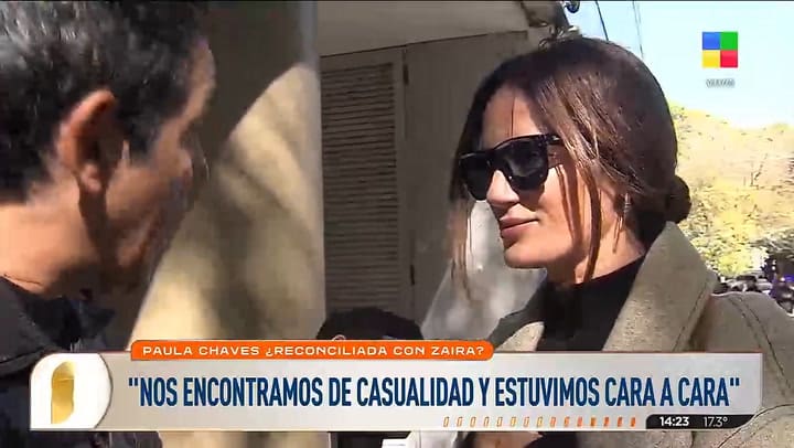 Paula Chaves confirmó que hubo un acercamiento con Zaira Nara