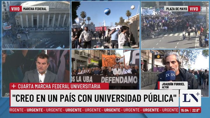 Joaquín Furriel en LN+