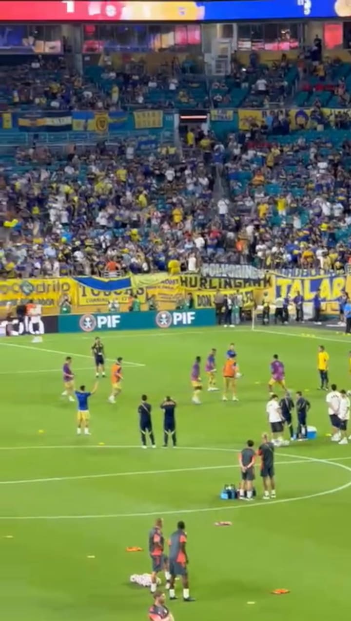 Boca-Bayern Munich: los equipos entran en calor