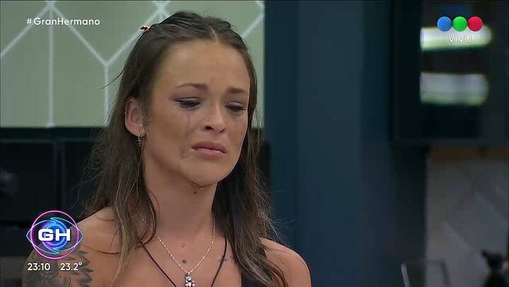 Gran Hermano: la reaccion de Agostina tras la visita de su hija