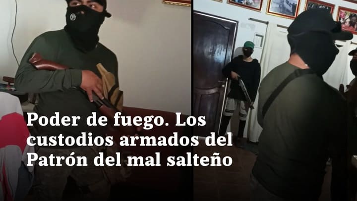 El poder de fuego de "El Patrón del Mal Salteño"