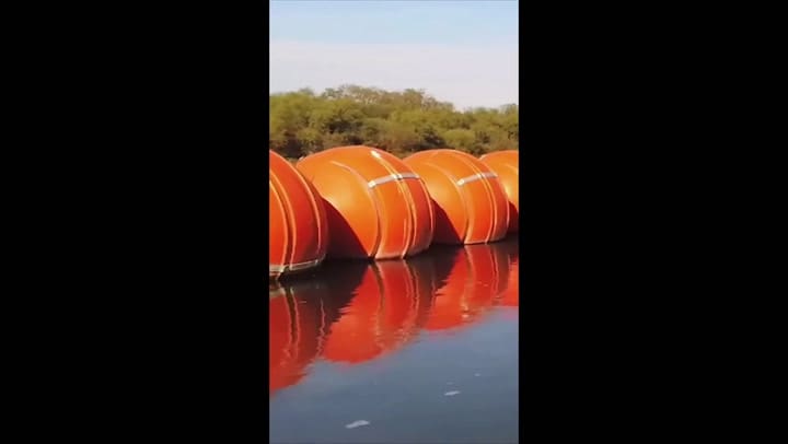 La embajada de EE.UU. en México advierte sobre nuevo muro flotante