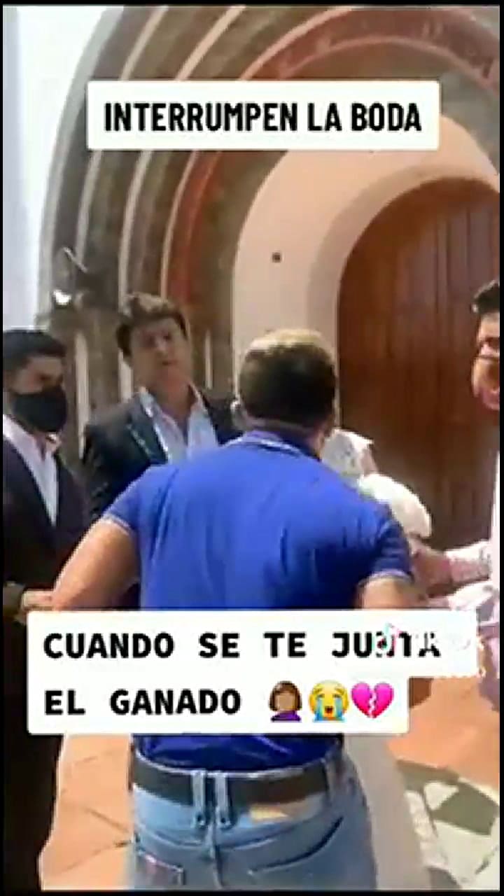 Interrumpió la boda de su ex que era obligada a casarse