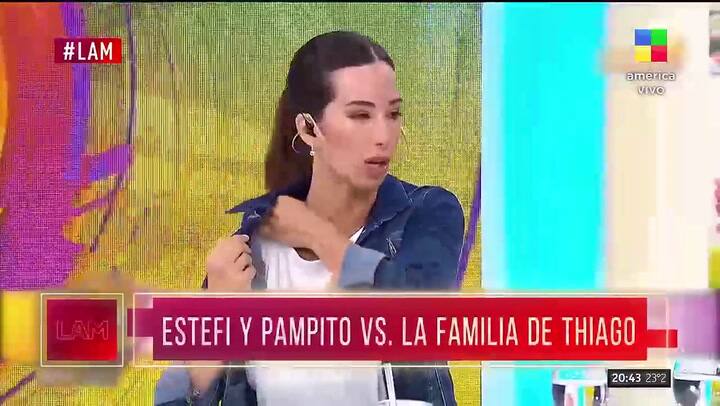 Las palabras de Estefi Berardi y Pampito en Mañanísima (Ciudad Magazine)