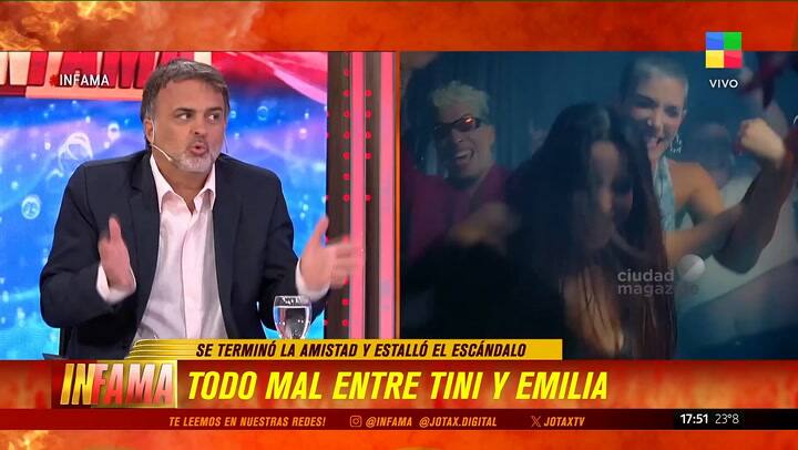 Emilia Mernes y el detonante en la fiesta de los Campeones del Mundo en 2022