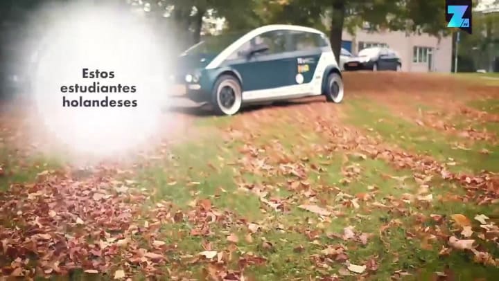 Lina, un auto creado a partir de plantas