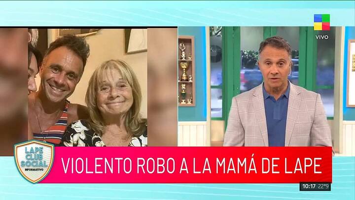 Habló Sergio Lapegue tras el asalto al domicilio de su madre