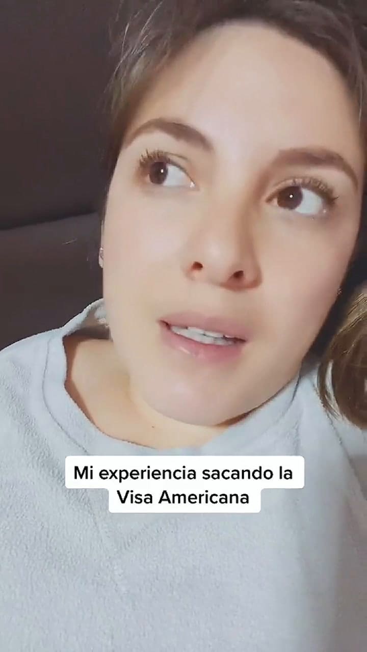 Una tiktoker dio consejos para tramitar la visa de EE.UU