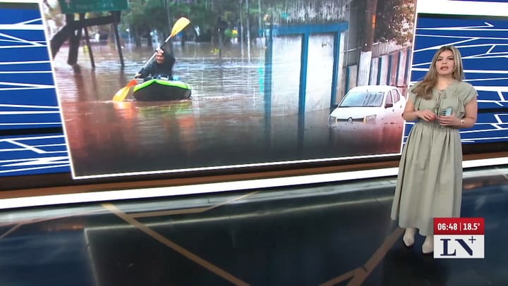 Fuerte temporal en San Pablo