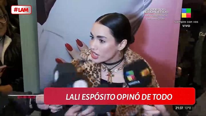 Lali Esposito habla de todo en LAM