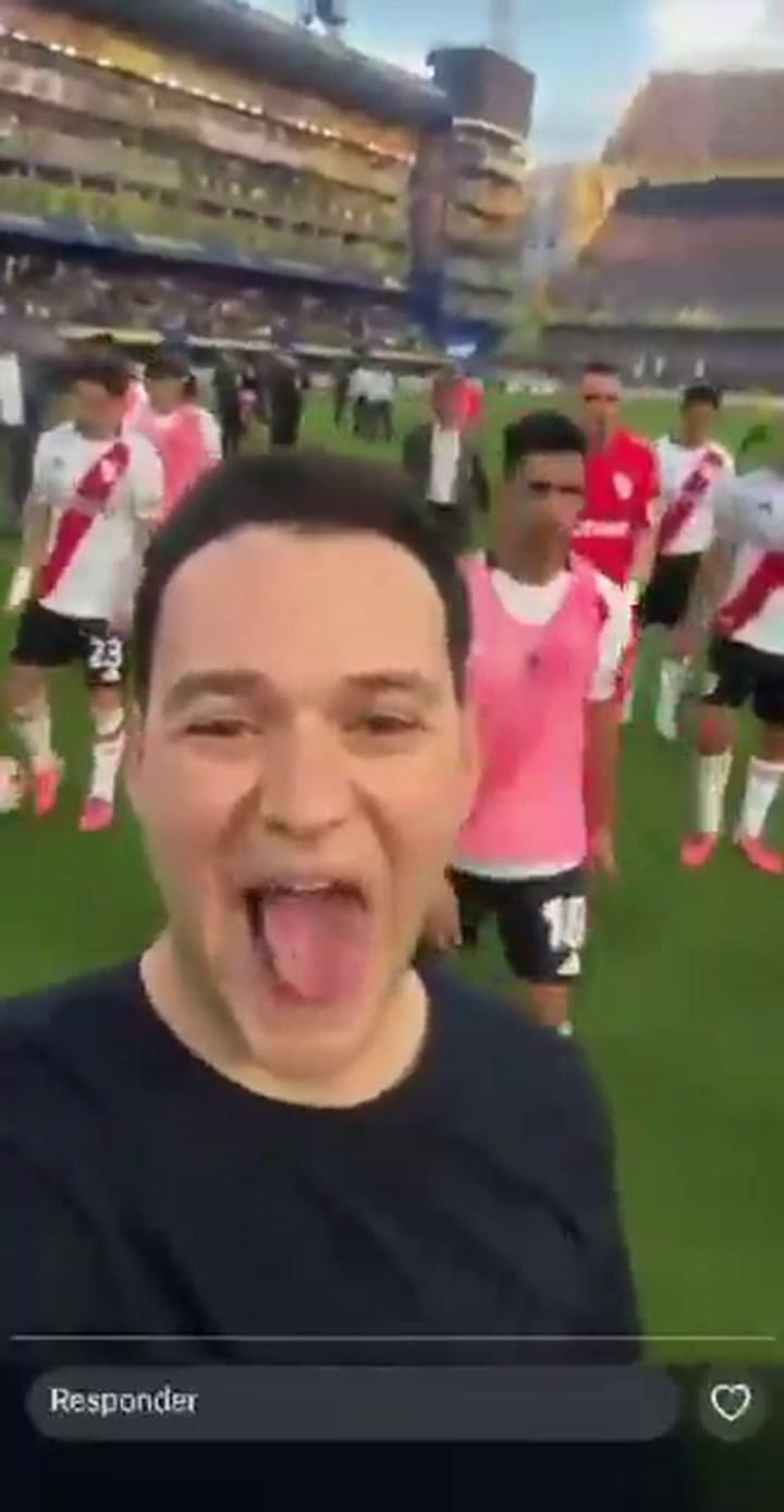 Qué dijo el joven de 20 años que fue agredido por Salas al finalizar el clásico entre Boca y River