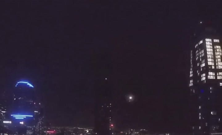 Misteriosa bola de fuego iluminó el cielo de Sidney