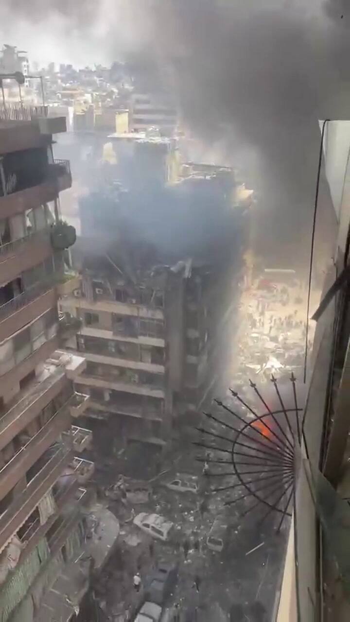 Así está Beirut tras el masivo ataque israelí