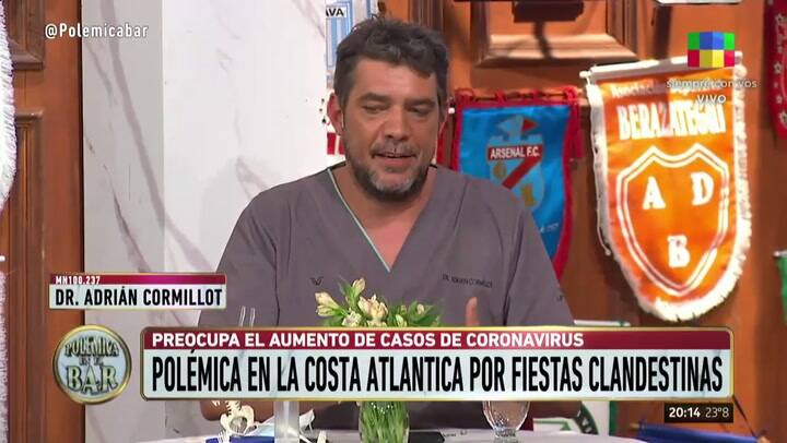 En Polémica en el bar, Chiche Gelblung defendió a los jóvenes que asisten a fiestas clandestinas