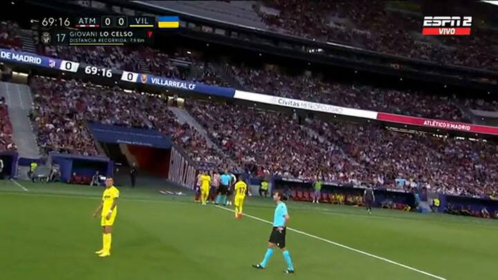 El empujón de Rodrigo de Paul contra Giovani Lo Celso