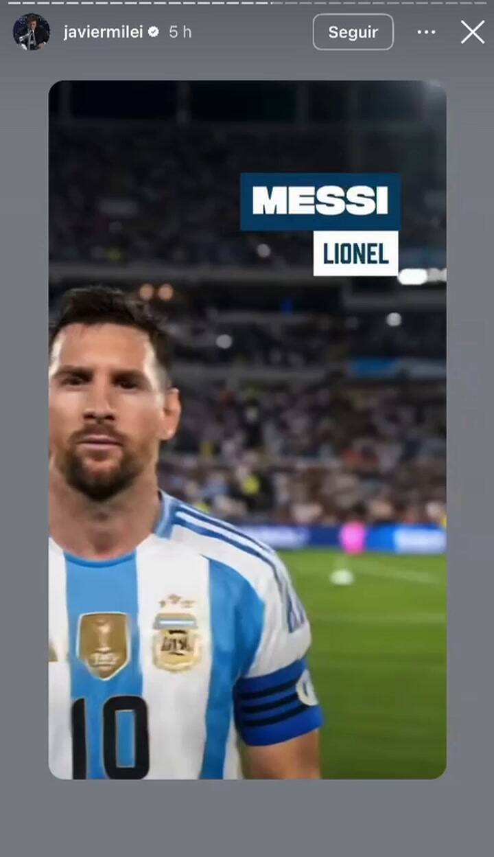 Milei compartió un video hecho con IA que simula un partido de fútbol contra figuras del comunismo