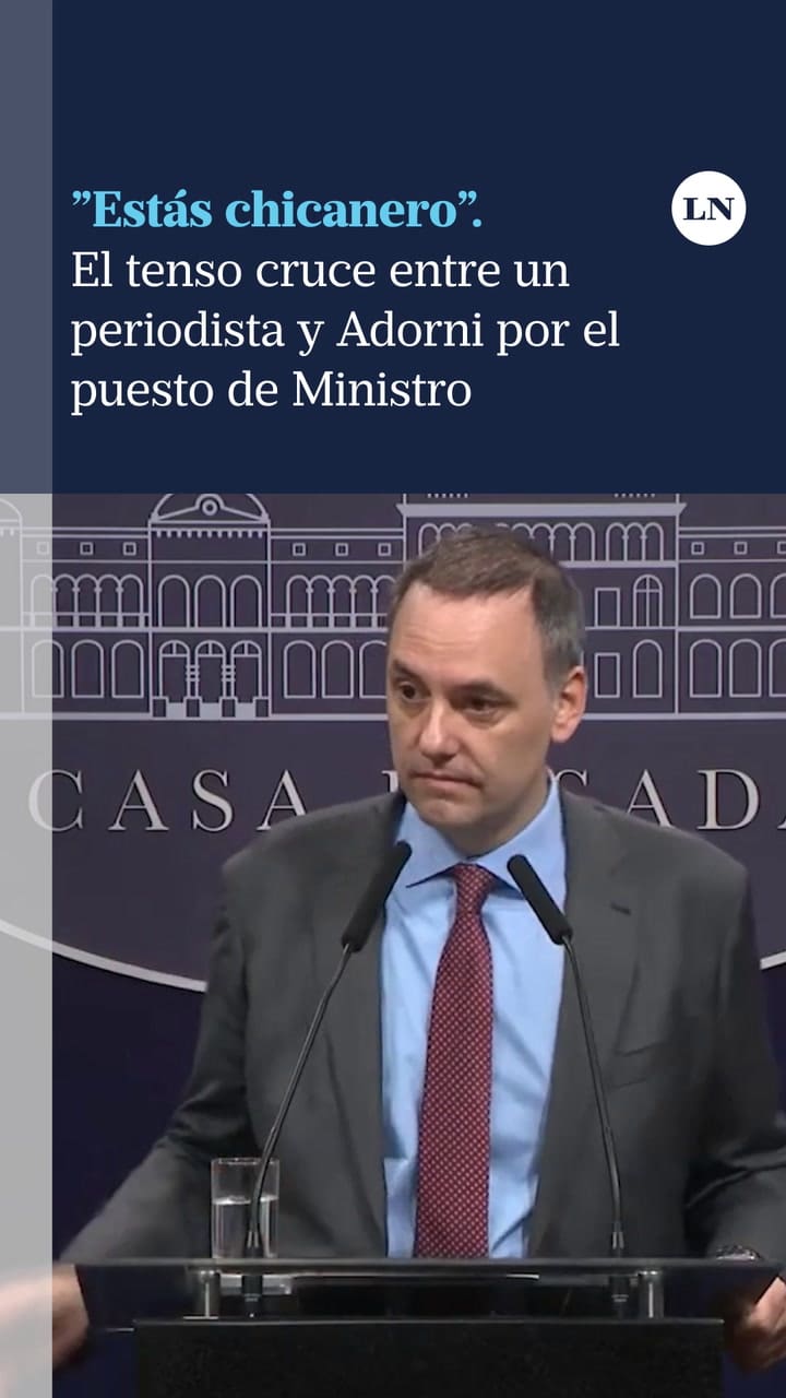 Chicanero Ministro Adorni