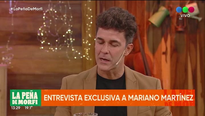 La canción que conmovió hasta las lágrimas a Mariano Martínez en La Peña de Morfi
