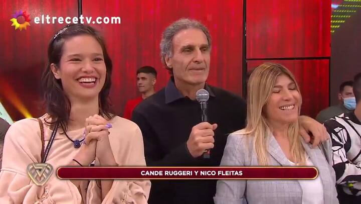 El reto de Oscar Ruggeri a Tinelli por el vestuario de su hija Cande