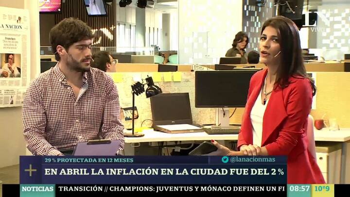 En abril la inflación en la ciudad fue del 2%