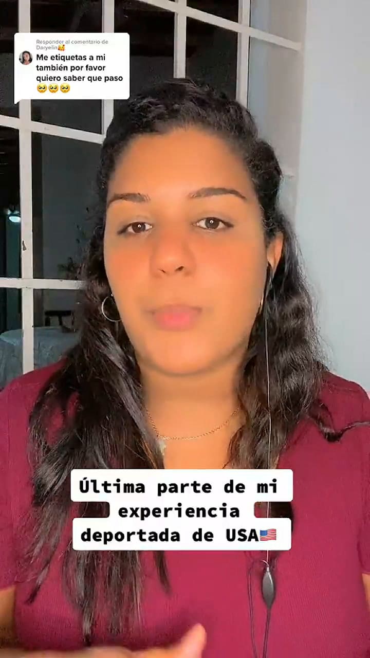 Contó en TikTok por qué la deportaron de Estados Unidos y mantuvo a todos en alerta