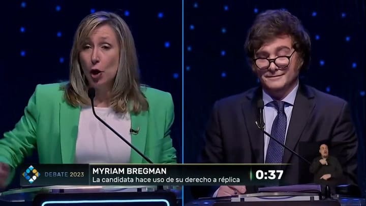 Miriam Bregman chicaneó a Javier Milei: “No es un león, es un gatito mimoso del poder económico”