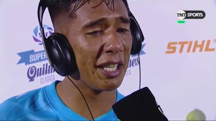 El emotivo desahogo de Matías Zaracho - Fuente: TNT Sports