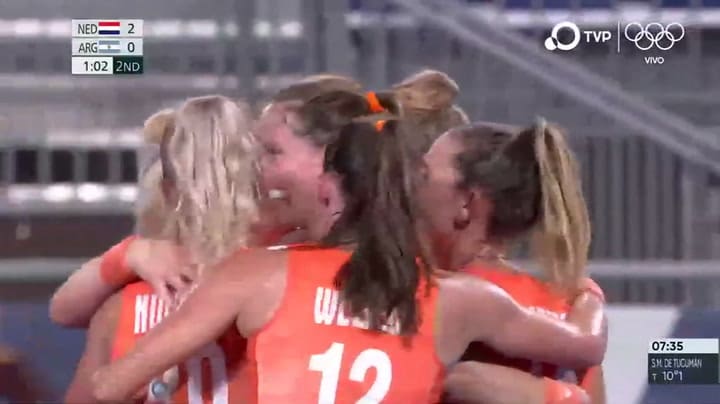 Tercer gol Países Bajos