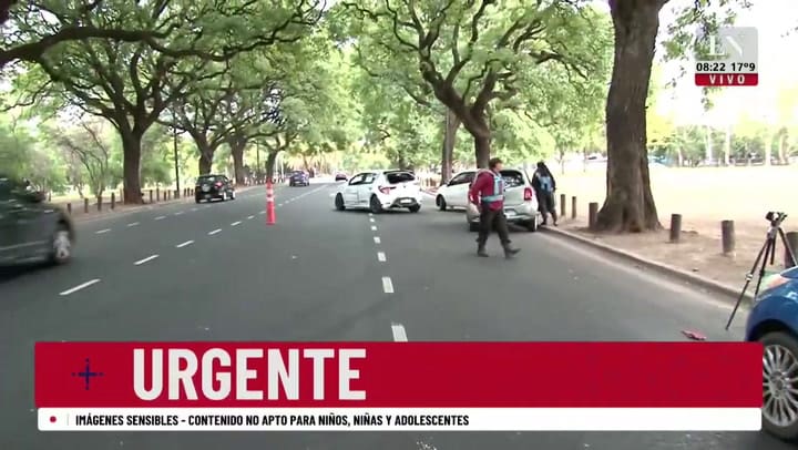 Choque fatal en Palermo: hay un fallecido