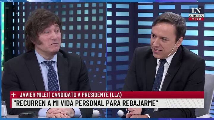Javier Milei habló sobre su relación con Fátima Florez en LN+: “Cuando hacés el check list, es fabuloso”