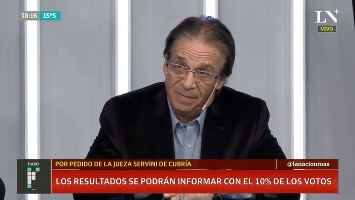 PASO 2019: 'La boca de urna es una encuesta y tiene error'