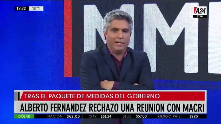 Alberto Fernández reconoció que Macri se comunicó con él - Fuente: A24