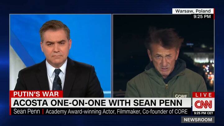 Sean Penn llamó a boicotear la ceremonia de los Oscar si no aparece Zelinsky