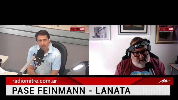 El pase entre Eduardo Feinmann y Jorge Lanata