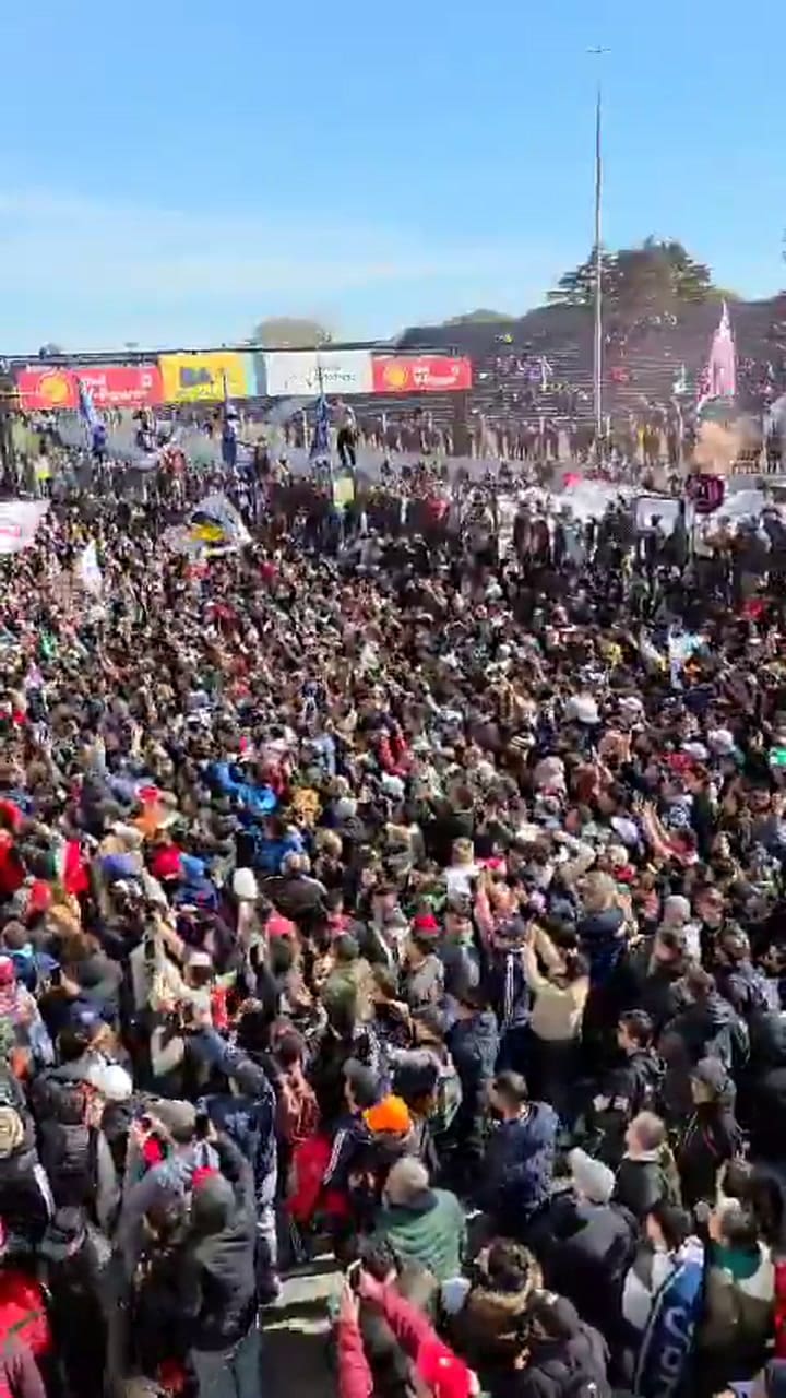 Remodelación del Gálvez: la hinchada de Chevrolet fue contundente durante el TC