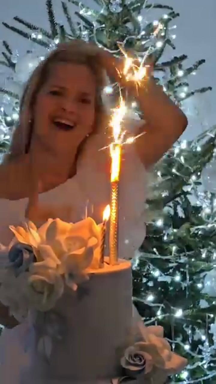 Grecia Colmenares en su último cumpleaños, el 7 de diciembre de 2024.