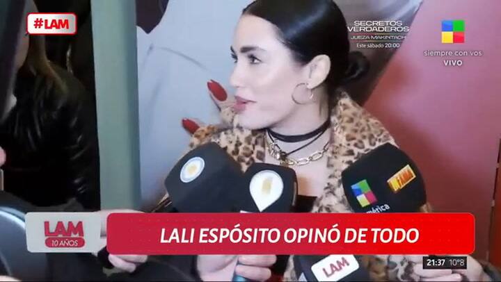 Lali Espósito apoyó a Ricardo Darín tras la polémica por el precio de las empanadas