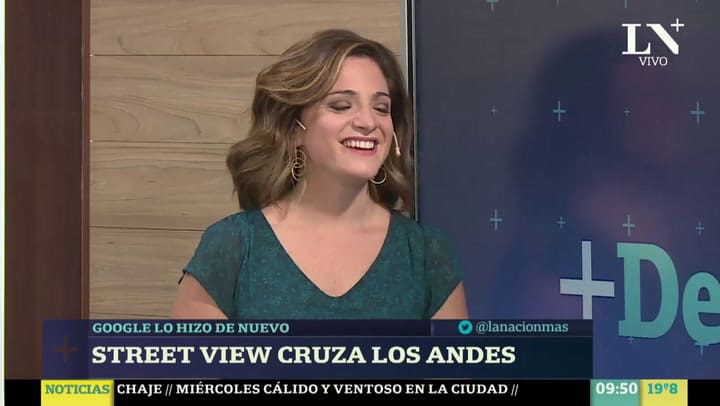 Street View Cruza Los Andes - Martina Rua en Más Despiertos