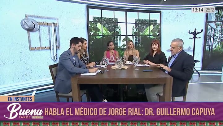 Guillermo Capuya, el médico personal de Jorge Rial, viajará a Colombia para acompañarlo