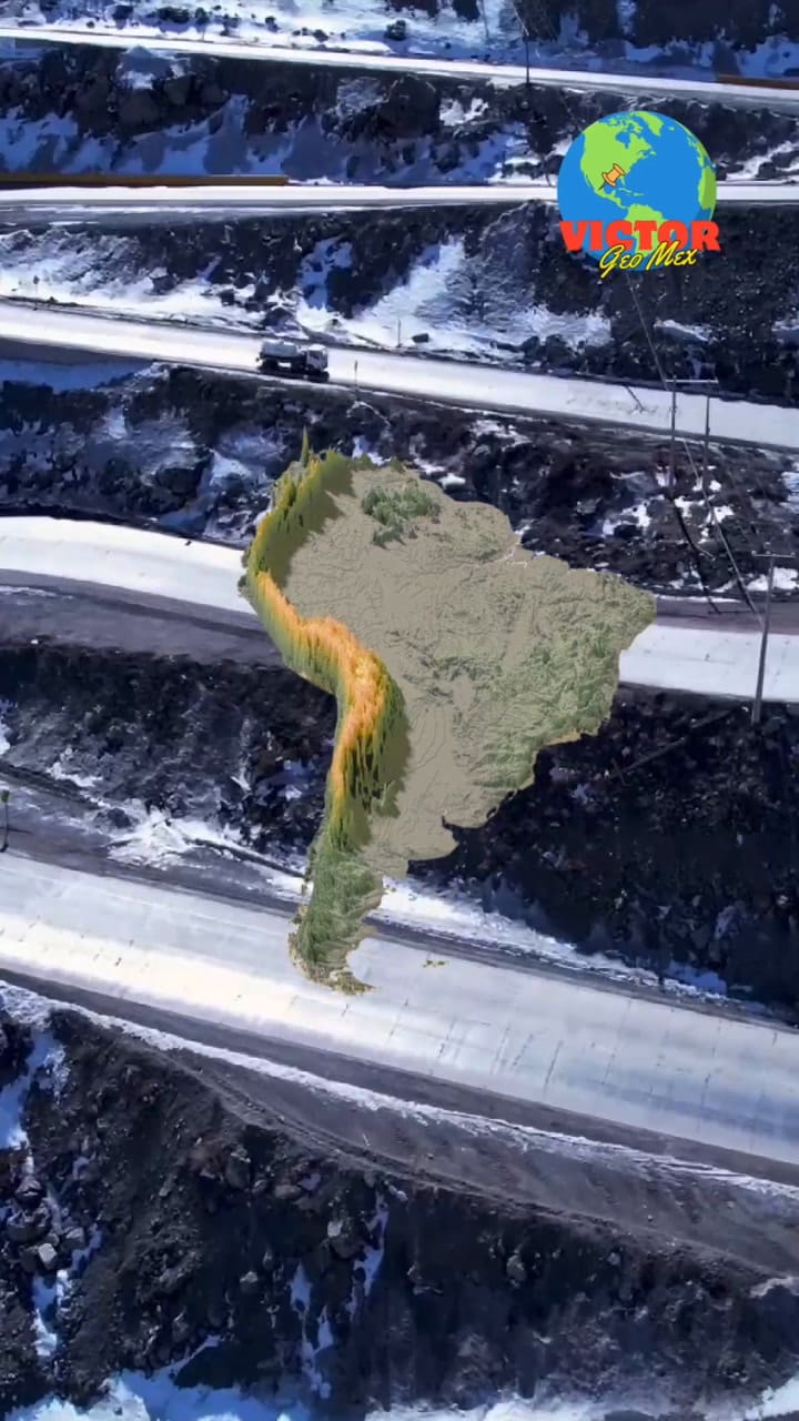 Los Andes, La Cordillera Más Larga Del Planeta. #Victorgeomex #Geografia #Andes