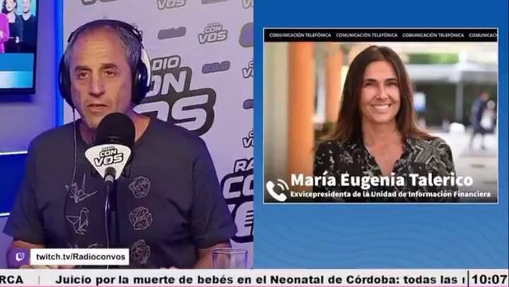 María Eugenia Talerico, sobre Santiago Caputo