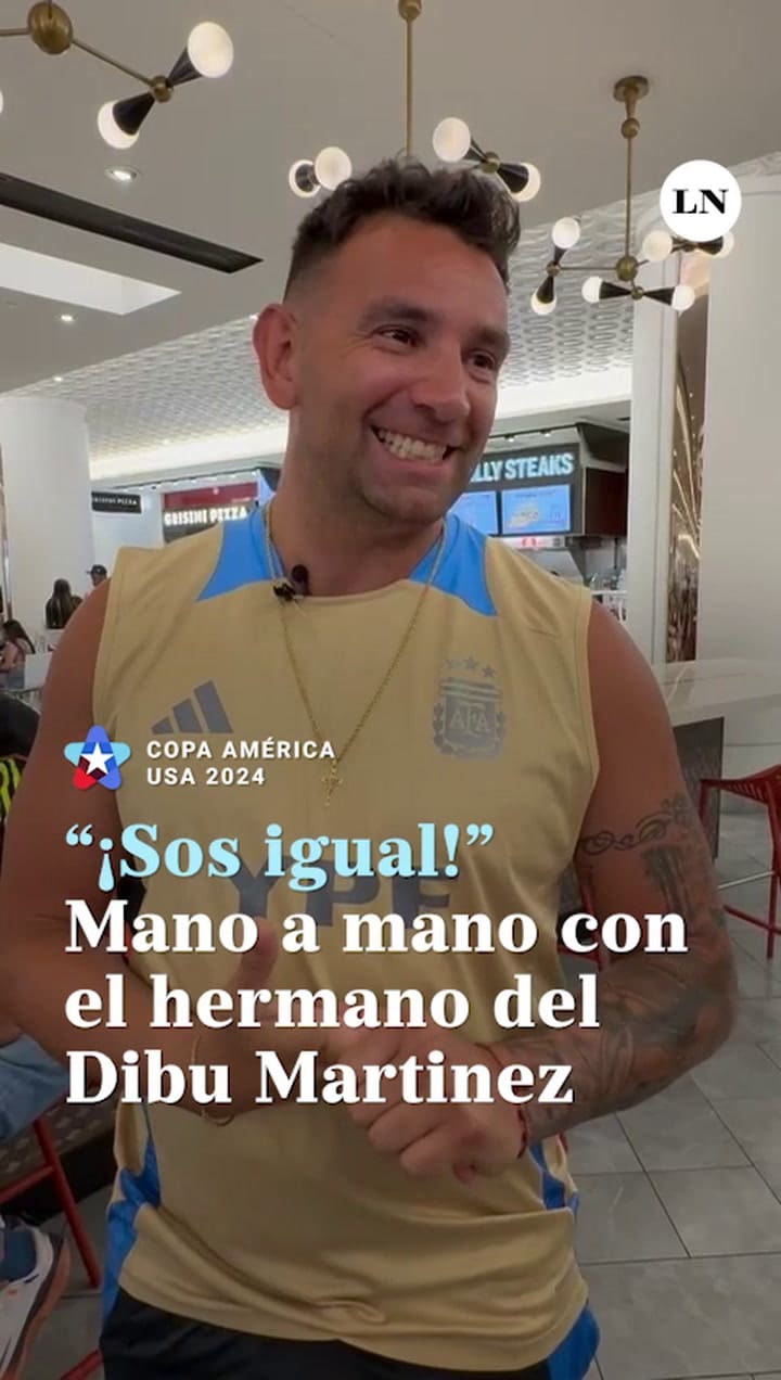 ¡Sos igual! La cabala que mantiene el hermano del Dibu Martinez