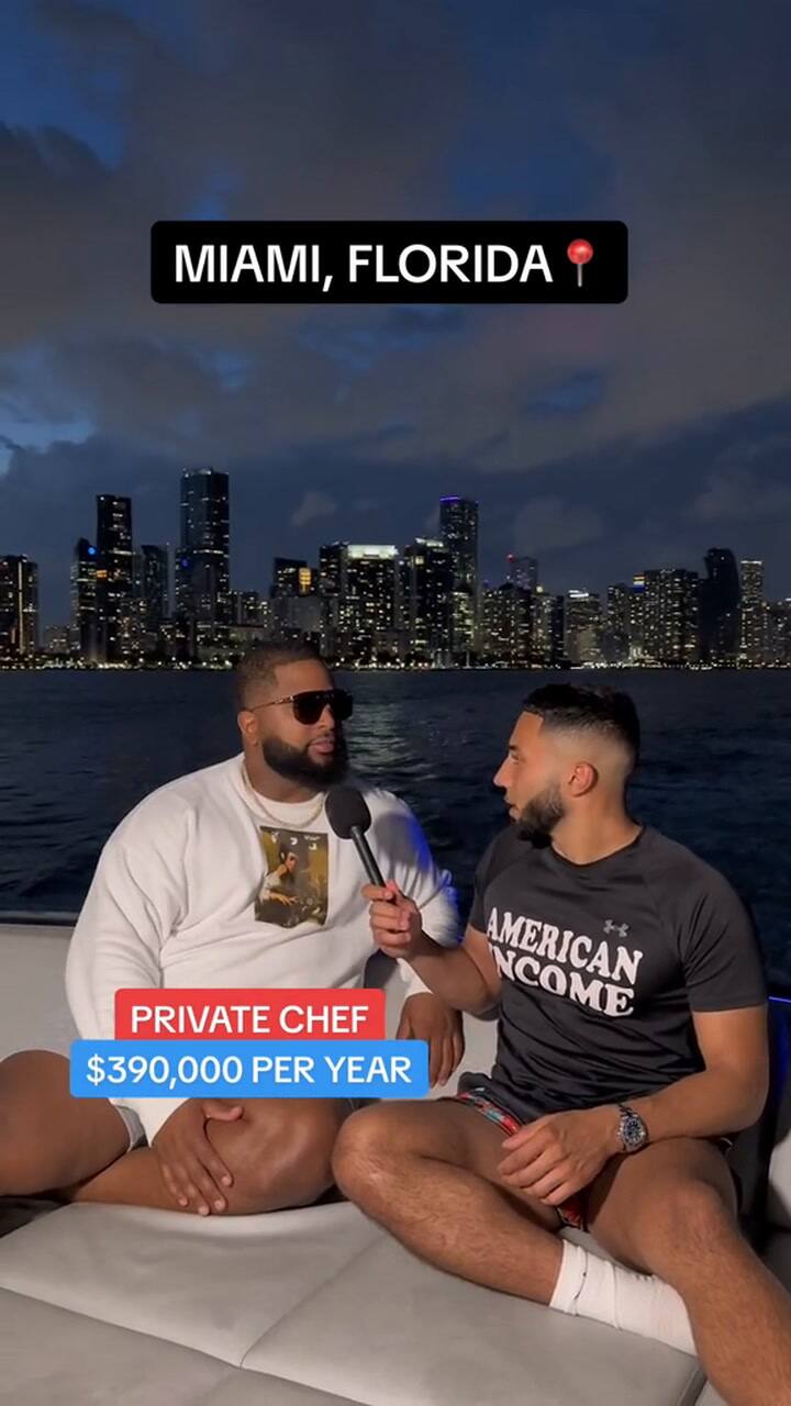 Un reconocido chef privado reveló su salario anual trabajando para la élite de Miami